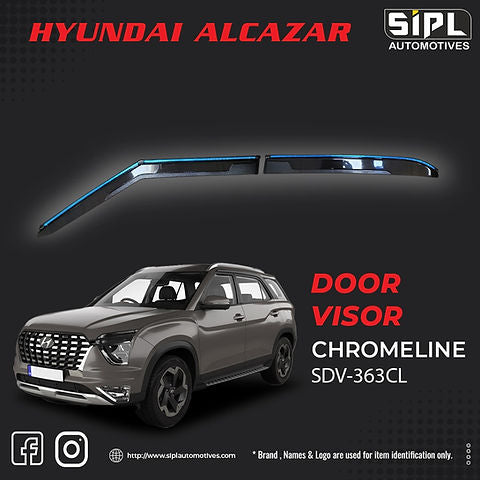 ALCAZAR CHROME LINE DOOR VISOR