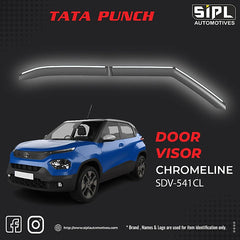 PUNCH CHROME LINE DOOR VISOR