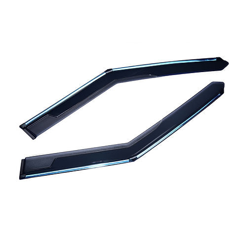 KIA SELTOS CHROME LINE DOOR VISOR